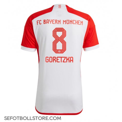 Bayern Munich Leon Goretzka #8 Replika Hemmatröja 2023-24 Kortärmad